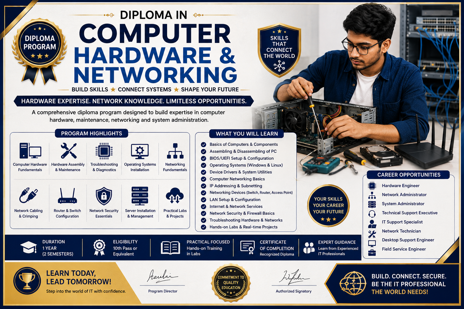 Diploma in Computer Hardware & Networking